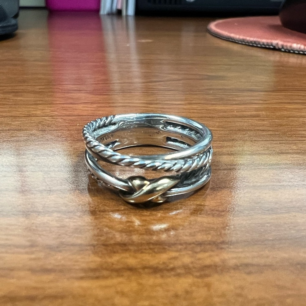 David Yurman X Crossover Band Ring
